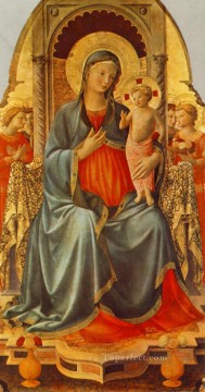  angel - Madonna Con Cupido Y Ángeles Renacimiento Fra Angelico